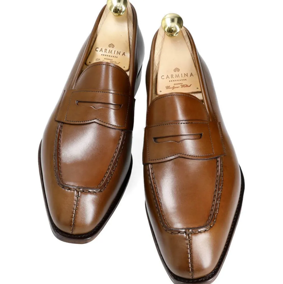 Penny Loafers|Carmina PENNY LOAFERS 80190 SIMSPON BROWN