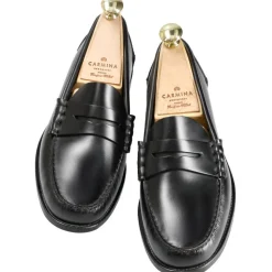 Penny Loafers|Carmina PENNY LOAFERS 1930 XIM BLACK