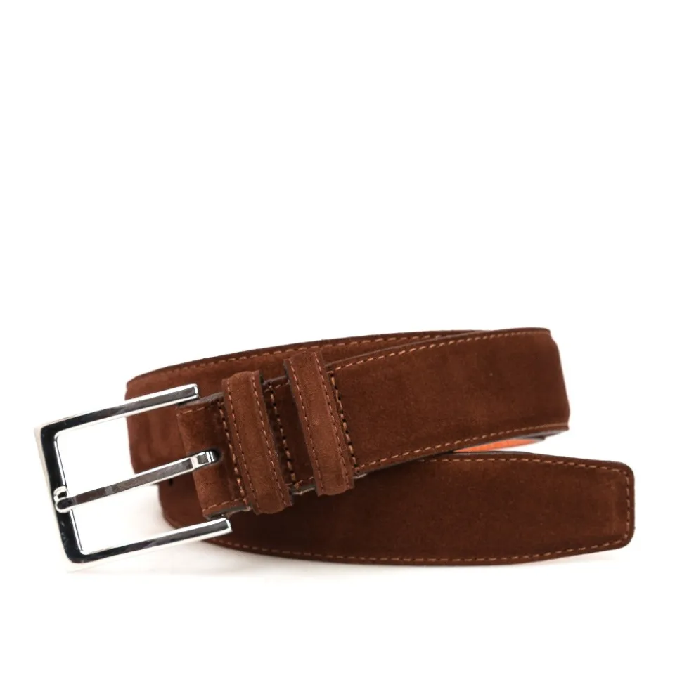 Men's Belts|Carmina SUEDE BELT POLO