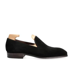 Men's Dress Slippers|Carmina SLIPPERS 80248 SIMPSON BLACK