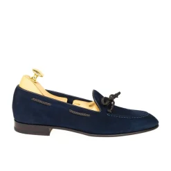 String Loafers|Carmina STRING LOAFERS 1659 DRAC NAVY/BROWN