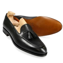Tassel Loafers|Carmina TASSEL LOAFERS 1640 DRAC BLACK