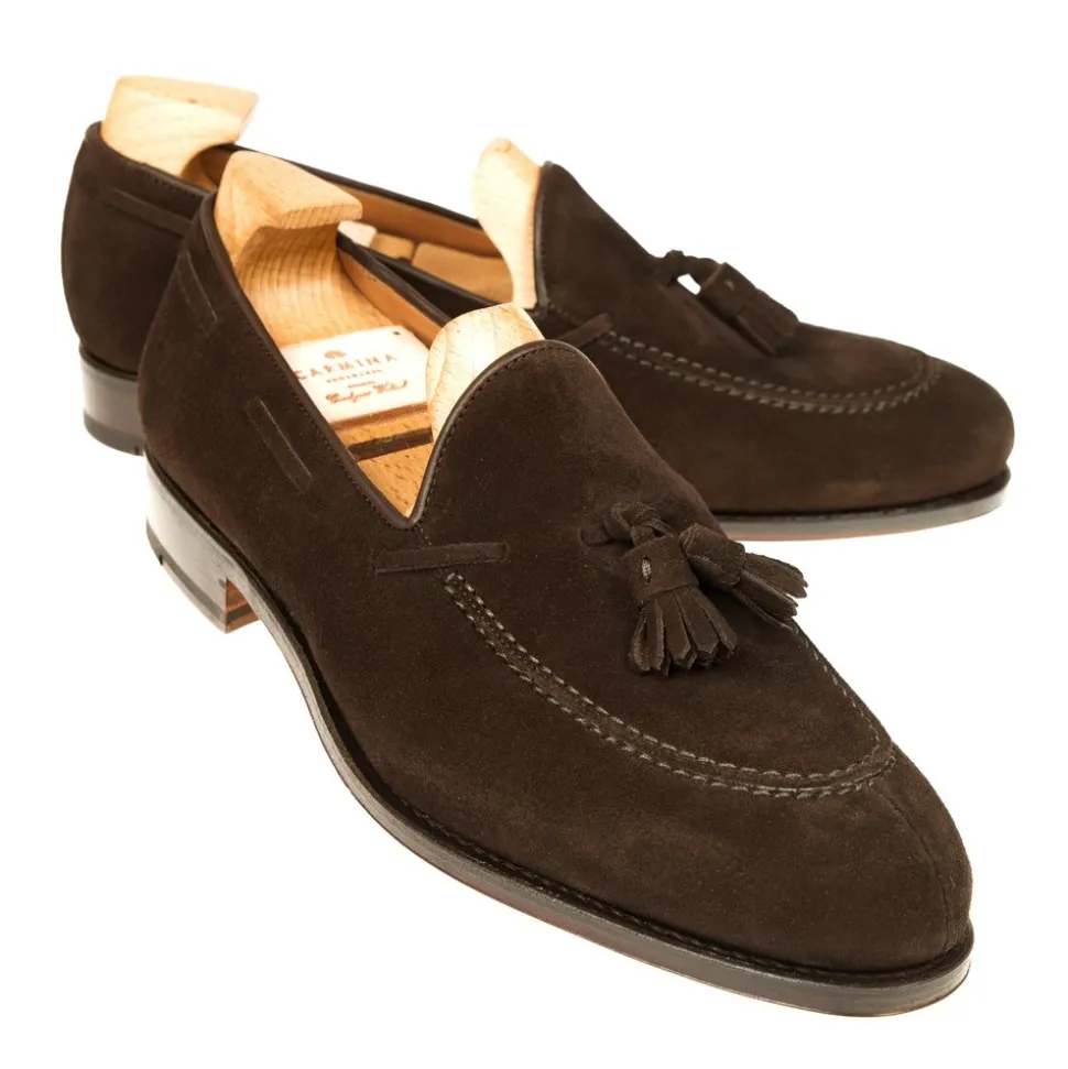 Tassel Loafers|Carmina TASSEL LOAFERS 734 FOREST BROWN