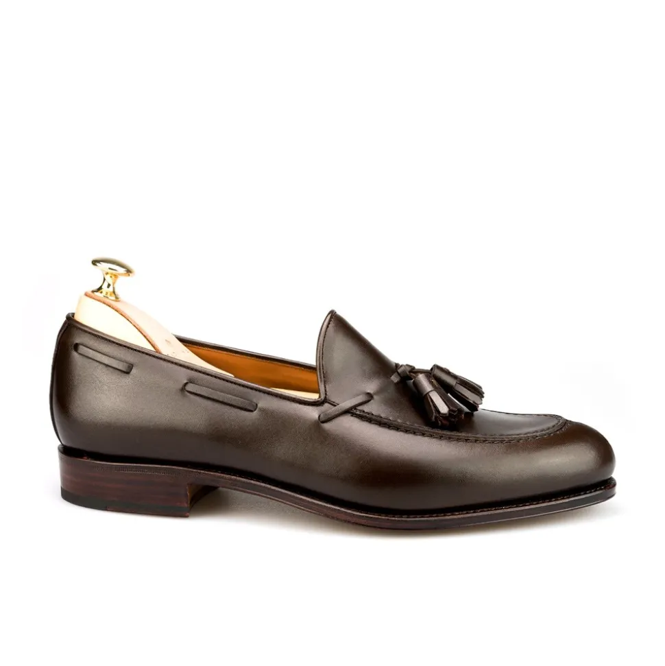 Tassel Loafers|Carmina TASSEL LOAFERS 734 FOREST BROWN
