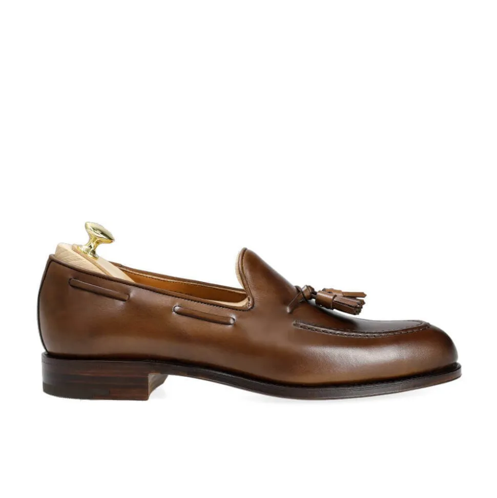 Tassel Loafers|Carmina TASSEL LOAFERS 80367 FOREST BROWN