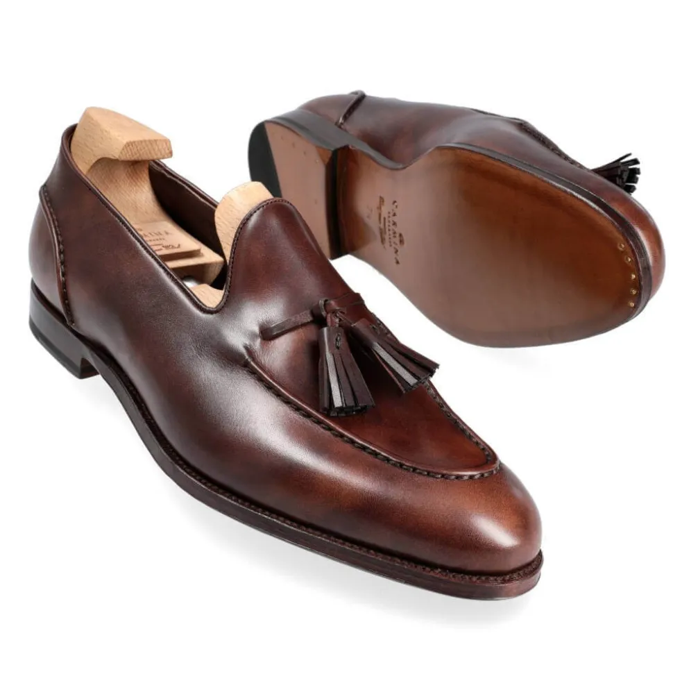 Tassel Loafers|Carmina TASSEL LOAFERS 80576 SINEU BROWN