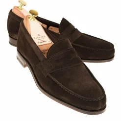 Penny Loafers|Carmina UNLINED PENNY LOAFERS 80579 GENOVA BROWN