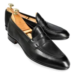 Penny Loafers|Carmina UNLINED PENNY LOAFERS 80546 UETAM EE BLACK