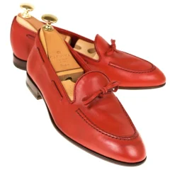 String Loafers|Carmina UNLINED STRING LOAFERS 1659 DRAC RED