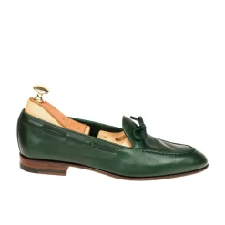 String Loafers|Carmina UNLINED STRING LOAFERS 1659 DRAC GREEN