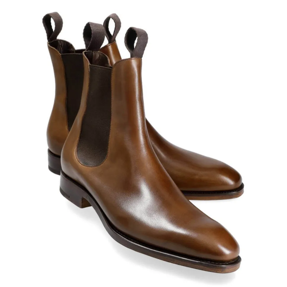 Chelsea Boots|Carmina WHOLECUT CHELSEA BOOTS 80514 RAIN BROWN