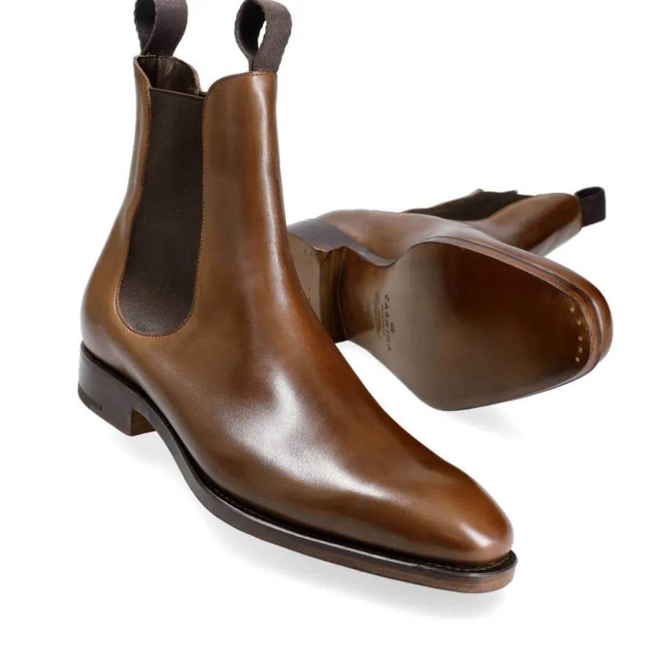 Chelsea Boots|Carmina WHOLECUT CHELSEA BOOTS 80514 RAIN BROWN