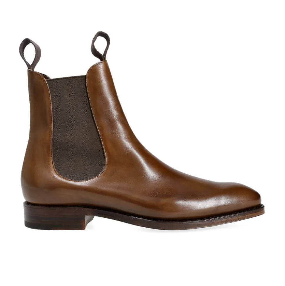 Chelsea Boots|Carmina WHOLECUT CHELSEA BOOTS 80514 RAIN BROWN