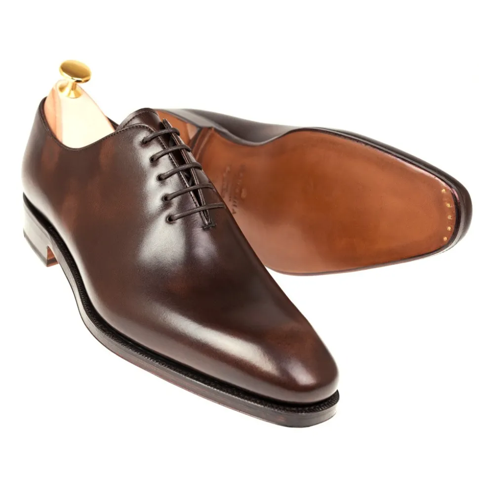 Wholecut Oxford|Carmina WHOLECUT OXFORD 910 RAIN BROWN