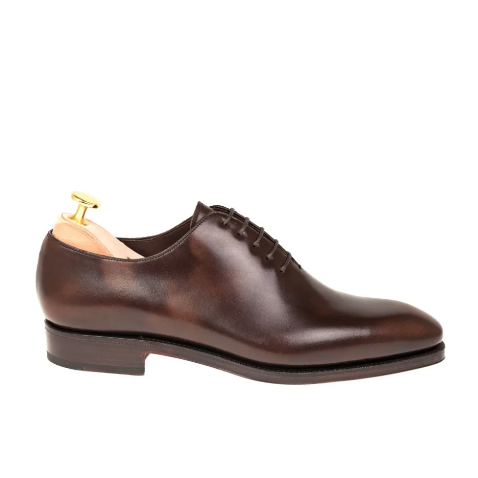 Wholecut Oxford|Carmina WHOLECUT OXFORD 910 RAIN BROWN