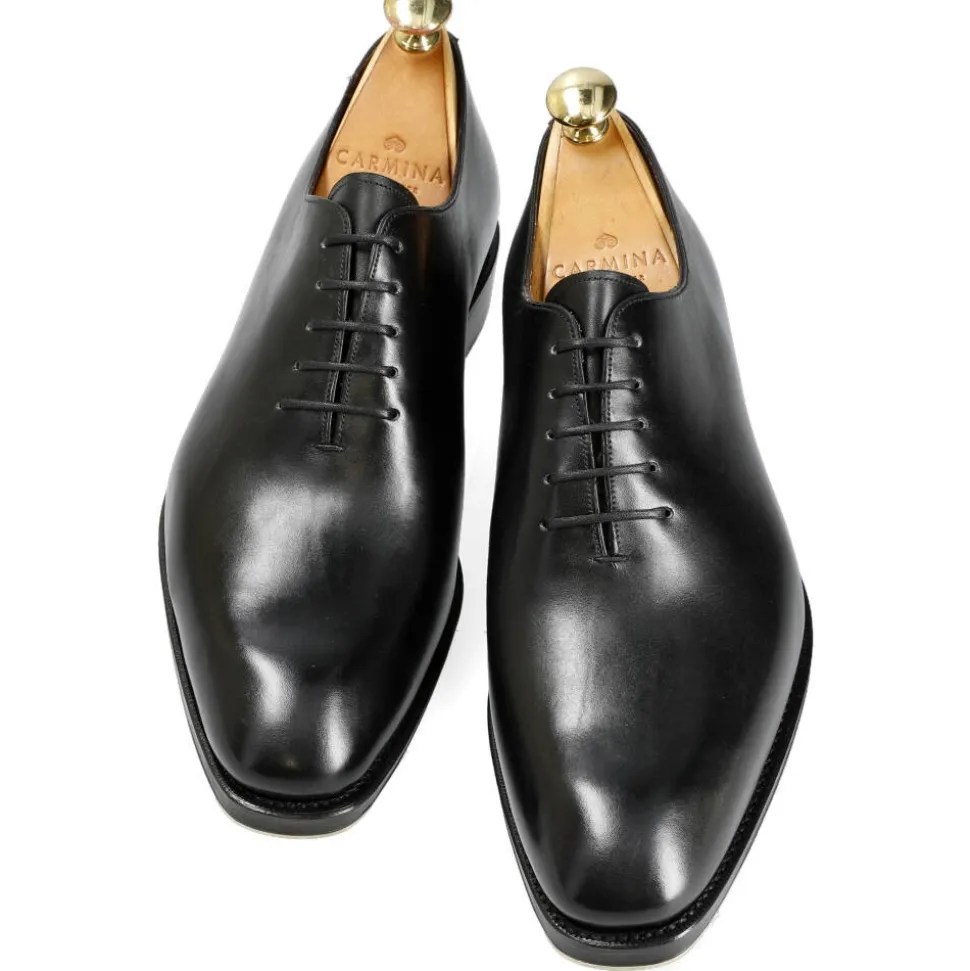 Wholecut Oxford|Carmina WHOLECUT OXFORD 910 RAIN BLACK