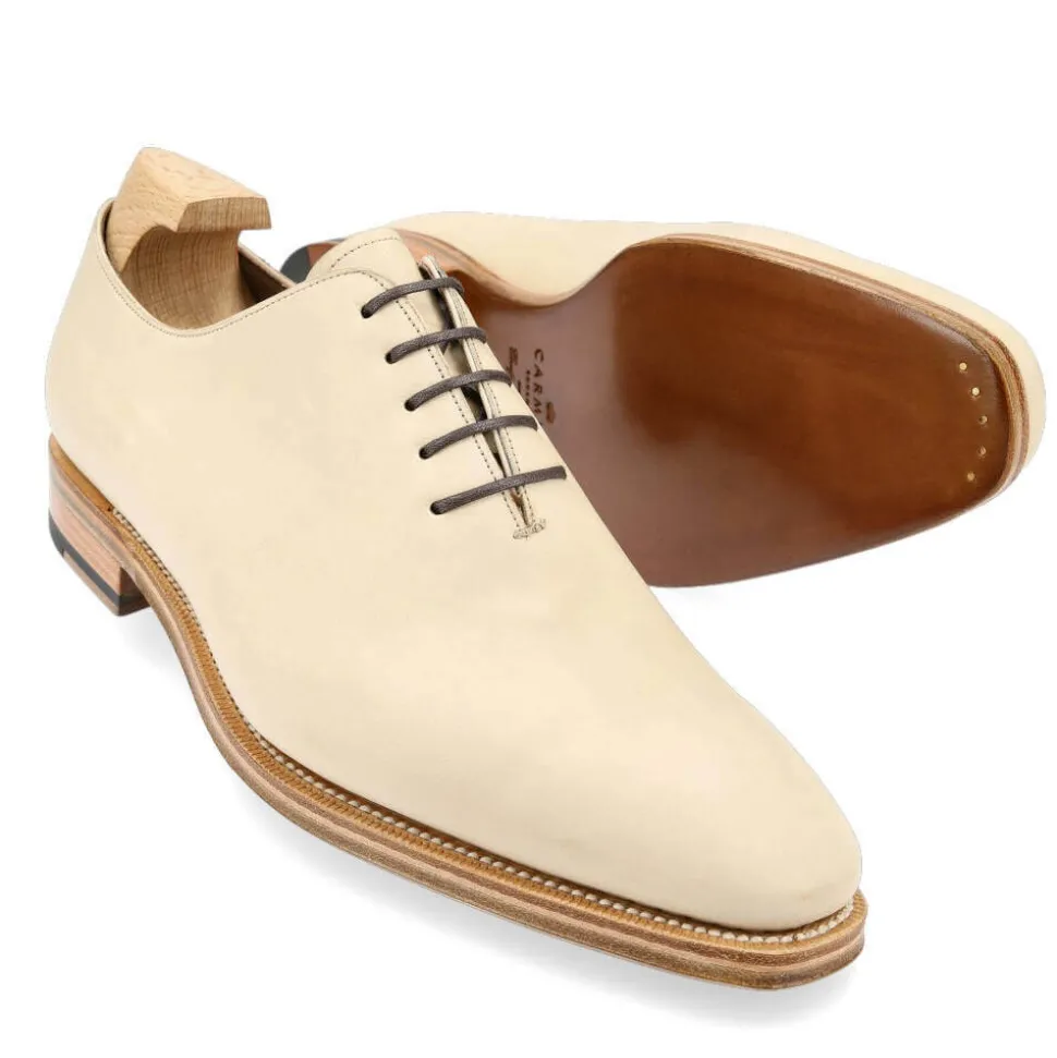Wholecut Oxford|Carmina WHOLECUT OXFORDS 910 RAIN NATURAL