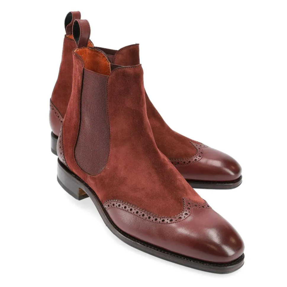 Women's Chelsea Boots|Carmina WOMEN CHELSEA BOOTS 1209 HILLS BURDEOS/BORDO