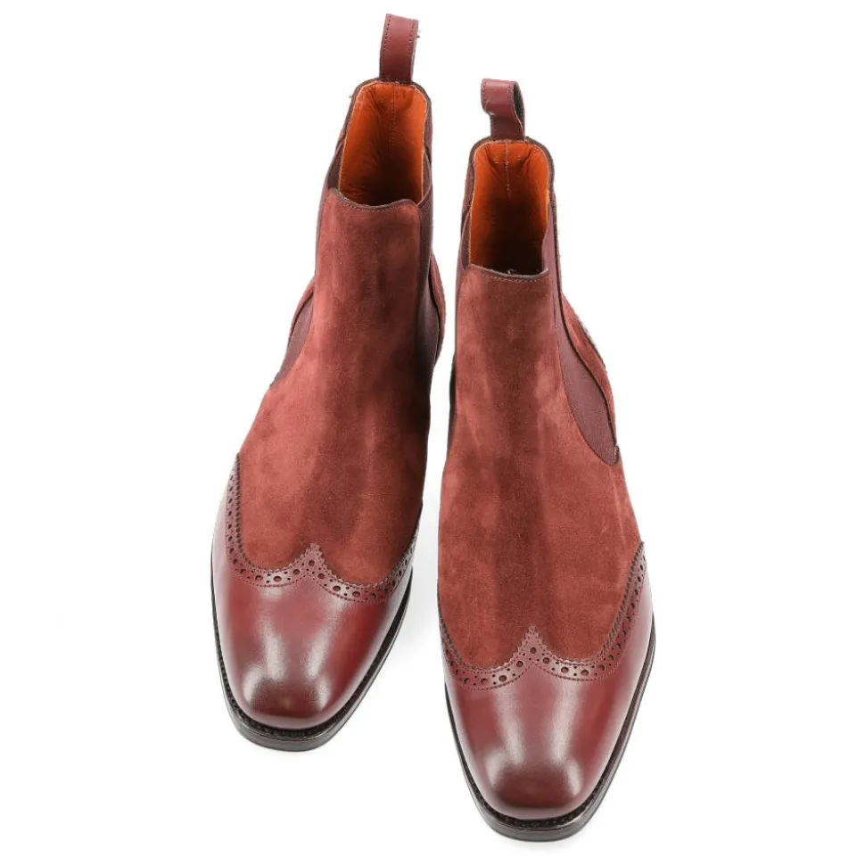 Women's Chelsea Boots|Carmina WOMEN CHELSEA BOOTS 1209 HILLS BURDEOS/BORDO