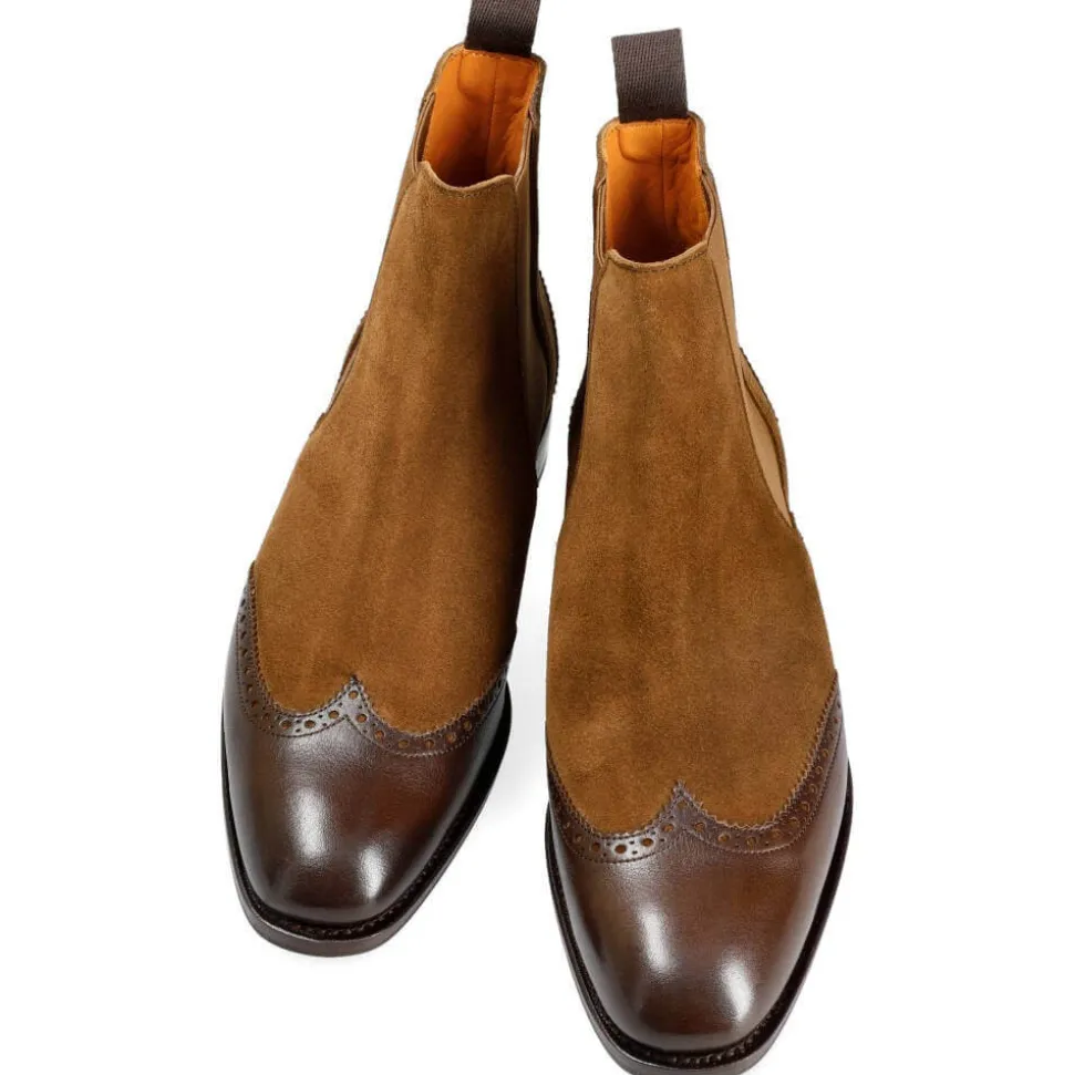 Women's Chelsea Boots|Carmina WOMEN CHELSEA BOOTS 1209 HILLS-20 BROWN/SNUFF
