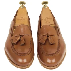 Women Cordovan|Tassel Loafers|Carmina WOMEN CORDOVAN LOAFERS 1640 DRAC NATURAL