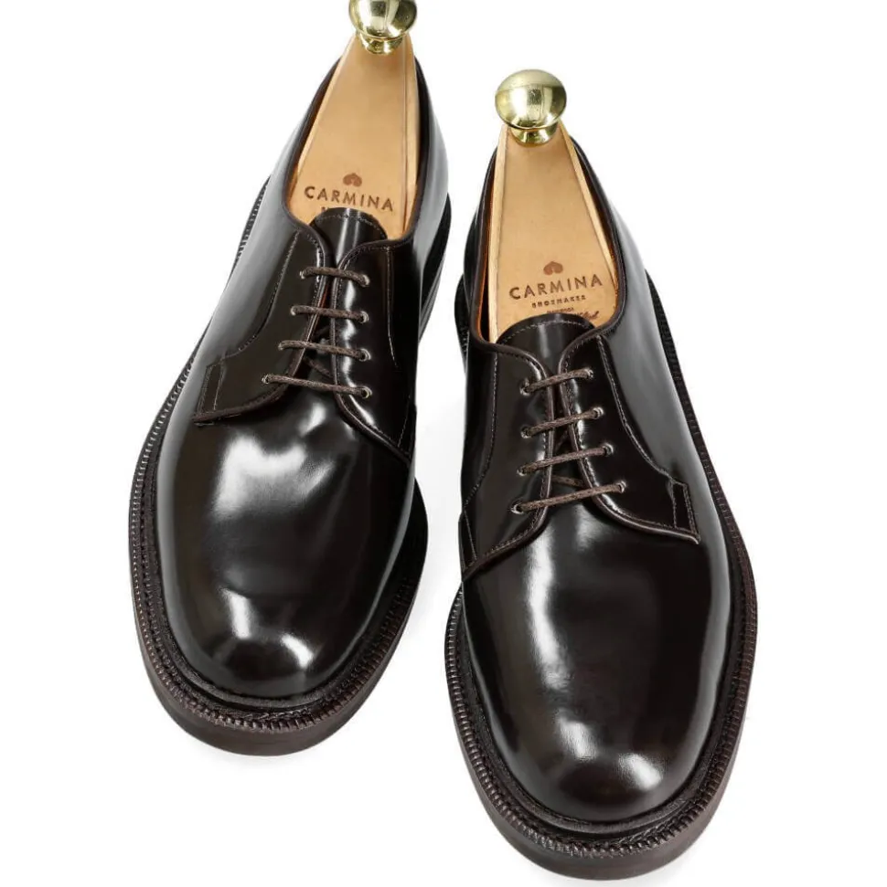 Plain Toe Derby|Carmina WOMEN DERBY SHOES LIMITED EDITION 1802 OSCARIA AUBURN
