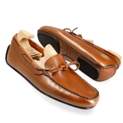 String Loafers|Carmina WOMEN DRIVING LOAFERS 1903 MARIVENT TANNED