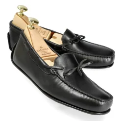 String Loafers|Carmina WOMEN DRIVING LOAFERS 1903 MARIVENT BLACK