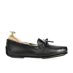String Loafers|Carmina WOMEN DRIVING LOAFERS 1903 MARIVENT BLACK