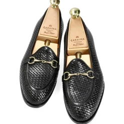 Women Horsebit Loafers|Carmina WOMEN HORSEBIT LOAFERS 1966 DRAC BLACK