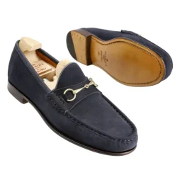 Women Horsebit Loafers|Carmina WOMEN HORSEBIT LOAFERS 1891 XIM NAVY