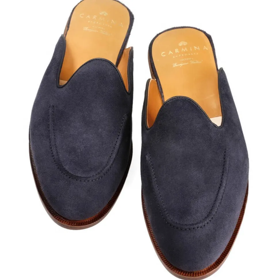 Women Mule Shoes|Carmina WOMEN MULE SHOES 1943 DRAC NAVY