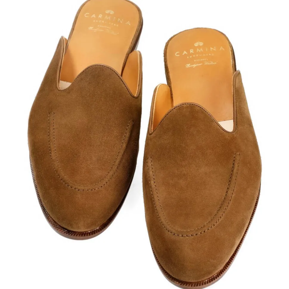 Women Mule Shoes|Carmina WOMEN MULE SHOES 1943 DRAC SNUFF