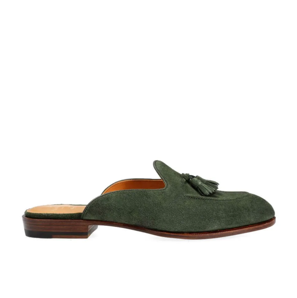 Women Mule Shoes|Carmina WOMEN MULE SHOES 1945 DRAC MOSS