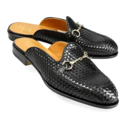 Women Mule Shoes|Carmina WOMEN MULE SHOES 1975 DRAC BLACK