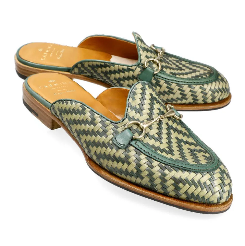 Women Mule Shoes|Carmina WOMEN MULE SHOES 1975 DRAC GREENARMY