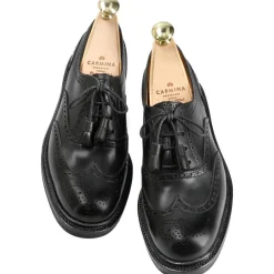 Wingtip Oxford|Carmina WOMEN OXFORDS 1582 OSCARIA BLACK
