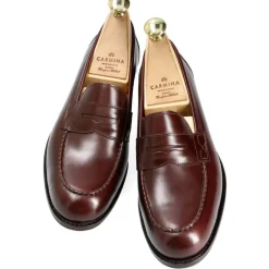 Penny Loafers|Carmina WOMEN PENNY LOAFERS 1655 OSCARIA OXBLOOD