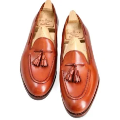 Tassel Loafers|Carmina WOMEN TASSEL LOAFERS 1640 DRAC TANNED(POMPEIFINISH)