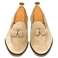 Tassel Loafers|Carmina WOMEN TASSEL LOAFERS 1640 DRAC CAMEL