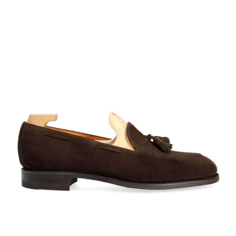 Tassel Loafers|Carmina WOMEN TASSEL LOAFERS 1640 DRAC BROWN