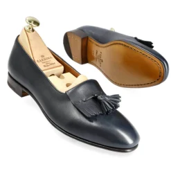 Tassel Loafers|Carmina WOMEN TASSEL LOAFERS 1953 HILLS NAVY