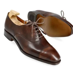 Cap-Toe Oxford|Carmina WOMEN'S OXFORD SHOES 1922 SIMPSON BROWN