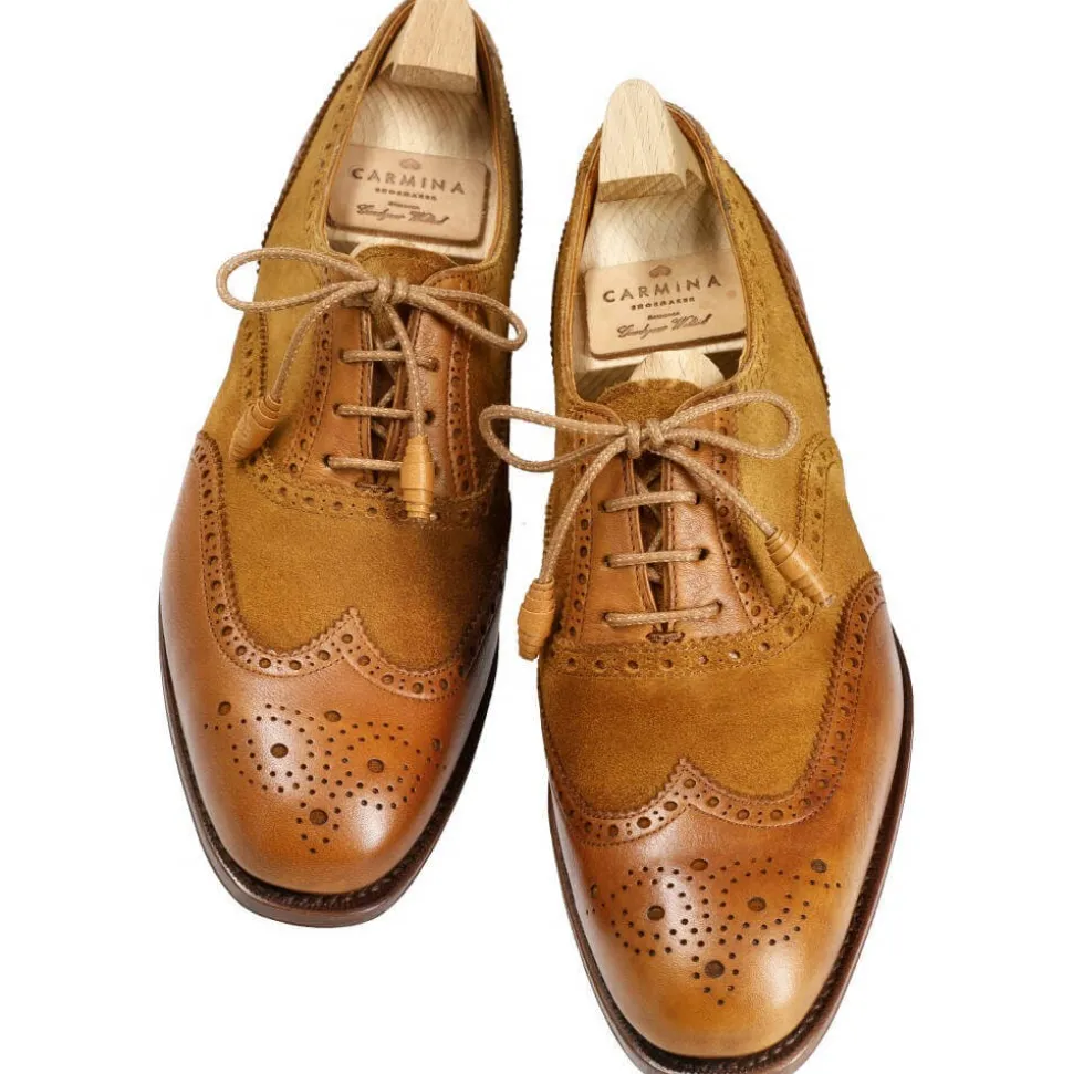 Wingtip Oxford|Carmina WOMEN'S WINGTIP OXFORD 1265 HILLS TANNED/TOBACCO