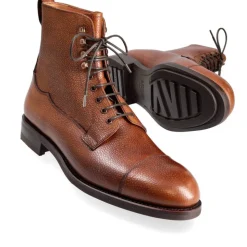 Men's Work Boots|Cap Toe Boots|Carmina WORK BOOTS 80791 OSCAR TANNED(CHESNUTFINISH)