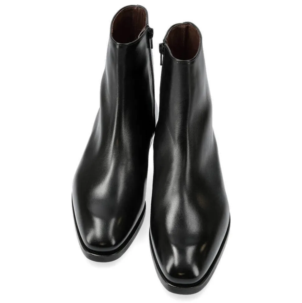 Mens Zipper Boots|Carmina ZIP BOOTS 80688 RAIN BLACK